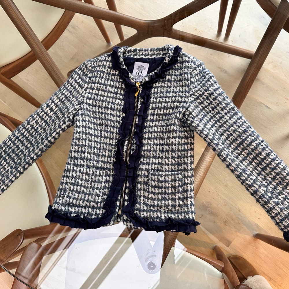 Girls Silvia’s Heath Tweed Blazer size 10